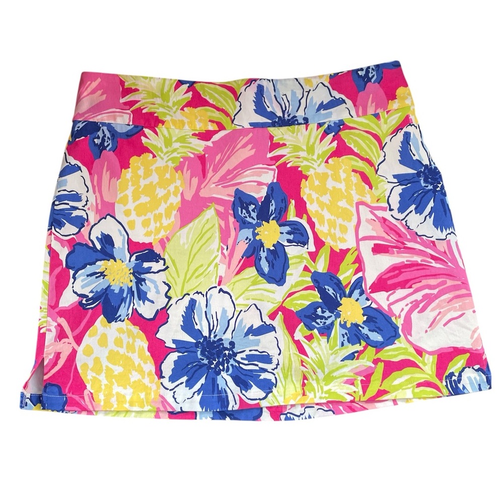 Rafaella Tropical Print Skort  size XL summer resort wear